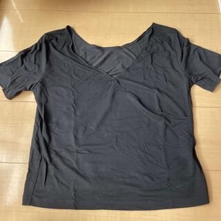 ココディール(COCO DEAL)のココディール 黒トップス(カットソー(半袖/袖なし))
