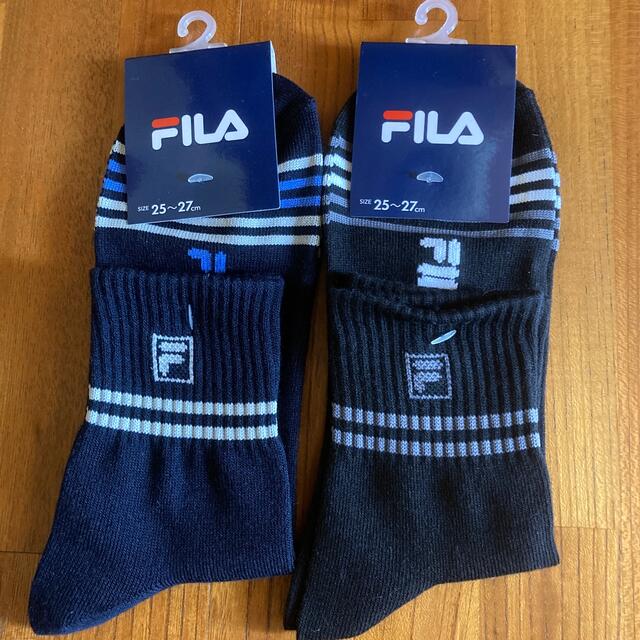 FILA(フィラ)のFILA メンズ　くつ下　2足組　25〜27㎝　 メンズのレッグウェア(ソックス)の商品写真