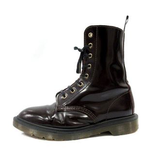 ドクターマーチン(Dr.Martens)のドクターマーチン 8ホール ワークブーツ ショート UK5 24cm エンジ(ブーツ)