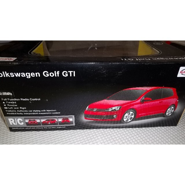 Volkswagen(フォルクスワーゲン)のVolkswagen golf GTI ラジコン たーぼう様分 エンタメ/ホビーのおもちゃ/ぬいぐるみ(ミニカー)の商品写真