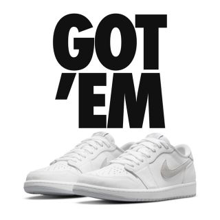 ナイキ(NIKE)のNIKE AIR JORDAN 1 LOW NEUTRAL GREY(スニーカー)