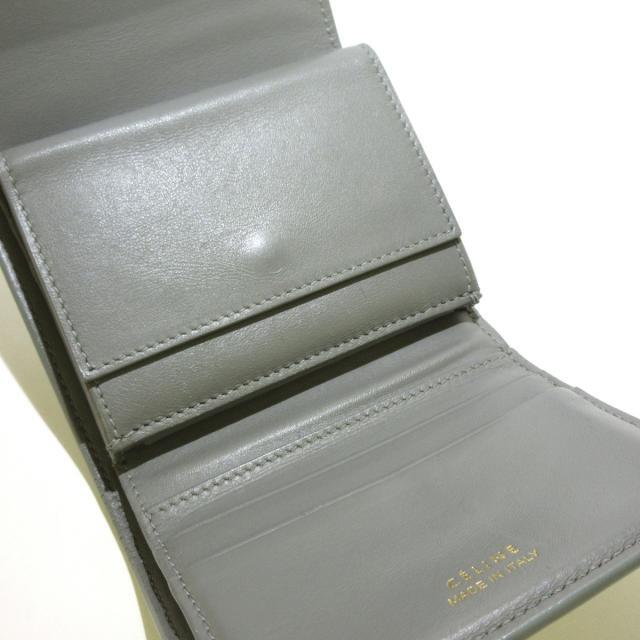 celine(セリーヌ)のセリーヌ 3つ折り財布 - ライトグリーン レディースのファッション小物(財布)の商品写真