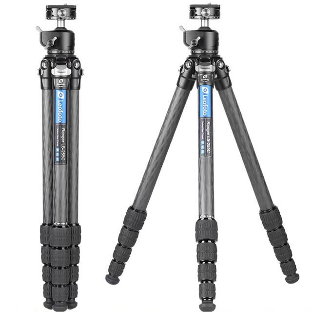 leofotoレオフォトLS255C+LH30R雲台軽量ポータブルカーボン三脚の通販 ...