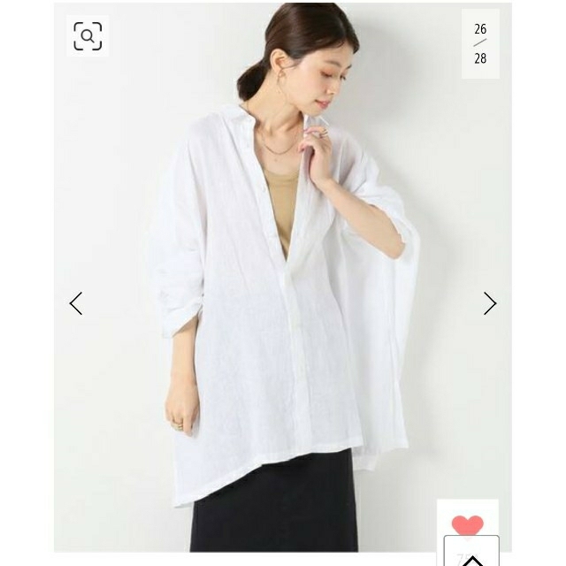 トップス美品❤️完売商品❗【ＰIage】Linen Poncho シャツ◆