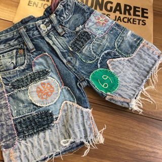 デニムダンガリー(DENIM DUNGAREE)の※むーたん様専用※デニム＆ダンガリー パンツ 刺繍 110㎝(パンツ/スパッツ)