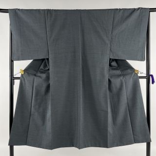 男着物 優品 136cm 68cm 正絹 【中古】(着物)