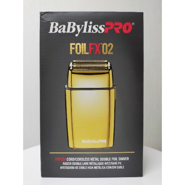 Babyliss PRO FOILFX02 cordless シェイバー