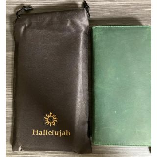 hallelujah 長財布　dark green メンズ　レディース(長財布)