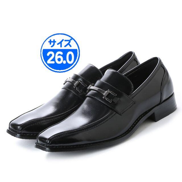 【新品 未使用 】 ビジネスシューズ ブラック 26.0cm 黒 15172 メンズの靴/シューズ(ドレス/ビジネス)の商品写真