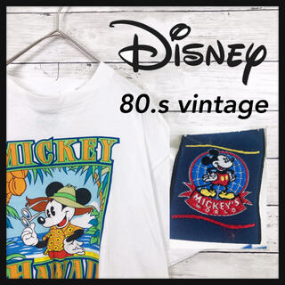 ディズニー(Disney)の【80年代vintage DisneyTシャツ】USA製　入手困難ビックプリント(Tシャツ/カットソー(半袖/袖なし))