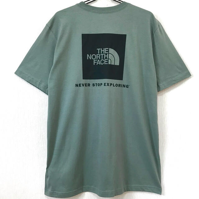 THE NORTH FACE(ザノースフェイス)のレアカラー  ♪ ノースフェイス  BOX Tシャツ モスグリーン 3XL 4L メンズのトップス(Tシャツ/カットソー(半袖/袖なし))の商品写真