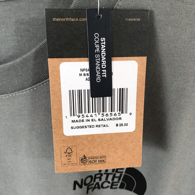 THE NORTH FACE(ザノースフェイス)のレアカラー  ♪ ノースフェイス  BOX Tシャツ モスグリーン 3XL 4L メンズのトップス(Tシャツ/カットソー(半袖/袖なし))の商品写真