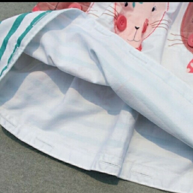 PETIT BATEAU(プチバトー)の新品　☆Vertbaudet☆フランスブランド♪６歳　114cm　双子 キッズ/ベビー/マタニティのキッズ服女の子用(90cm~)(ワンピース)の商品写真