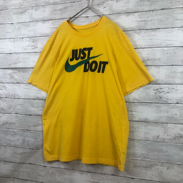【90年代NIKE Tシャツ】好きにオススメ大人気カラーパステルイエロー