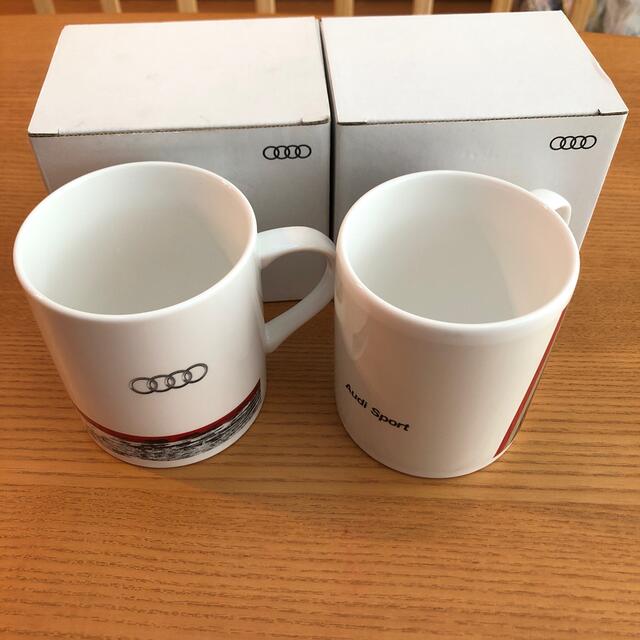 AUDI(アウディ)のAudiマグカップ2個セット インテリア/住まい/日用品のキッチン/食器(グラス/カップ)の商品写真