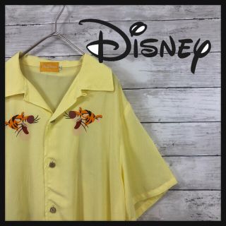 ディズニー(Disney)の【入手困難激レアティガーシャツ】バックビックプリント　オープンカラーシャツ(Tシャツ/カットソー(半袖/袖なし))