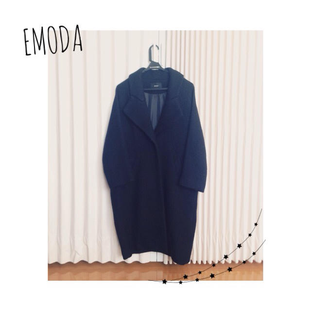 EMODA(エモダ)のEMODA ボアウール ロングコート レディースのジャケット/アウター(ロングコート)の商品写真