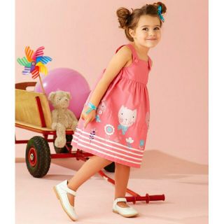 プチバトー(PETIT BATEAU)の値下げ！新品☆Vertbaudet☆フランスブランド♪３歳（94cm）のみ　双子(ワンピース)