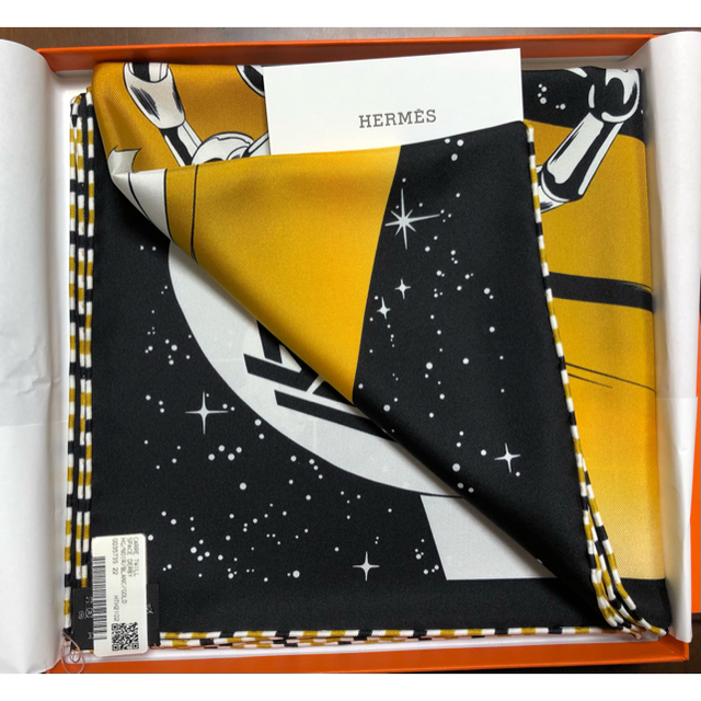 Hermes - 新品 エルメス スカーフ90cm スペースダービーの通販 by