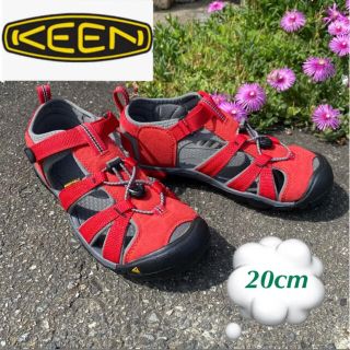 キーン(KEEN)の新品 KEEN シーキャンプ2 20cm 赤 カッコいい 男の子 女の子(サンダル)