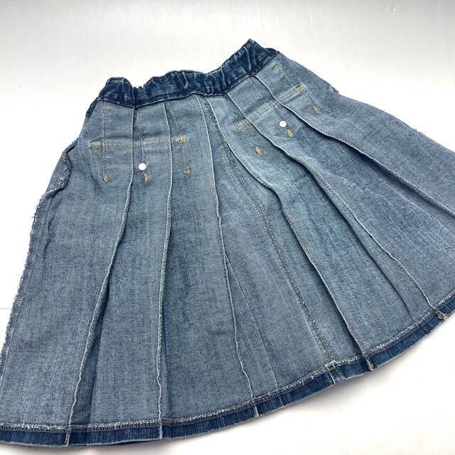 キッズ デニムスカート 140㎝ キッズ/ベビー/マタニティのキッズ服女の子用(90cm~)(スカート)の商品写真