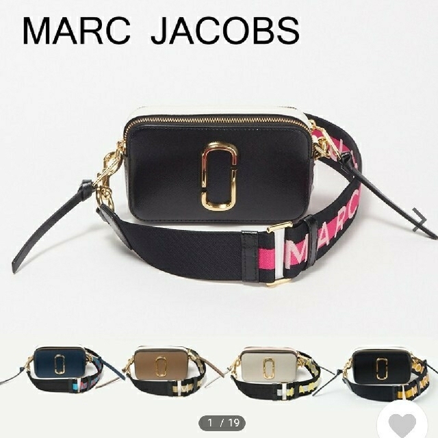 MarcJacobs マークジェイコブス スナップショット バッグ 未使用品