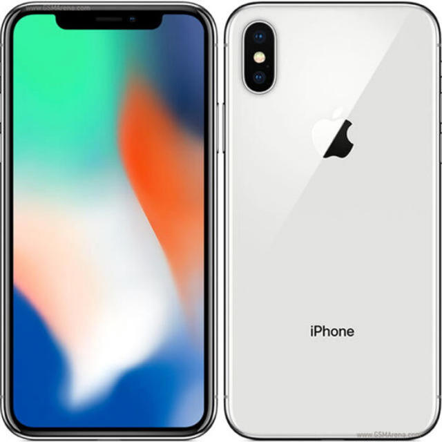 iPhoneX iPhone10 64G シルバー simフリー