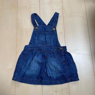 ベビーギャップ(babyGAP)のベビーギャップ　ジャンパースカート　デニム(スカート)