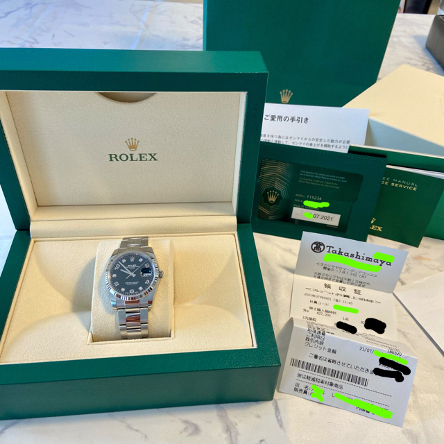 ロレックス　ROLEX オイスターパーペチュアル　デイト　115234G 未使用