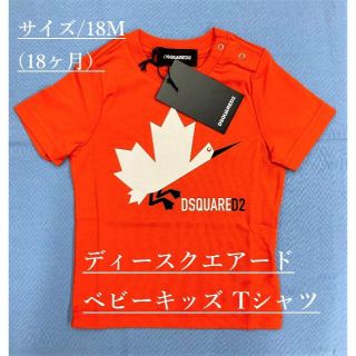 ディースクエアード(DSQUARED2)のディースクエアード　ベビーTシャツ01A　サイズ-18M(=18ヶ月)新品タグ付(Ｔシャツ)