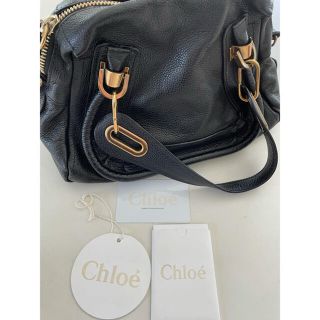 クロエ(Chloe)のChloe パラティ　(BLACK)(ハンドバッグ)