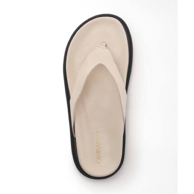 新品【CAMINANDO/カミナンド】 トングサンダル ホワイト 38