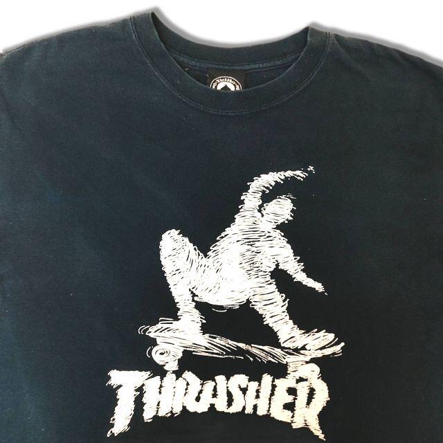 THRASHER(スラッシャー)のスラッシャー スケーターロゴ Tシャツ ブラック L THRASHER  メンズのトップス(Tシャツ/カットソー(半袖/袖なし))の商品写真