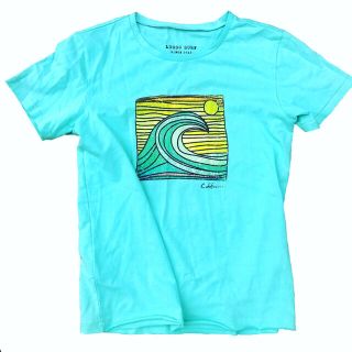 スタンダードカリフォルニア(STANDARD CALIFORNIA)の夏コーデ　LUSSO SURF レトロプリントTシャツ　Sサイズ☆RVCA(Tシャツ/カットソー(半袖/袖なし))