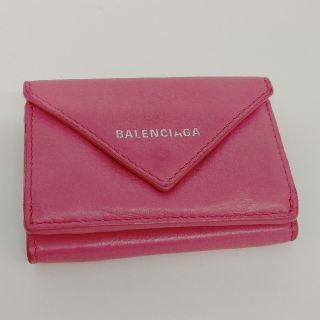 バレンシアガ(Balenciaga)の最終値下げ☆BALENCIAGA ミニ財布 ピンク 三つ折財布(財布)