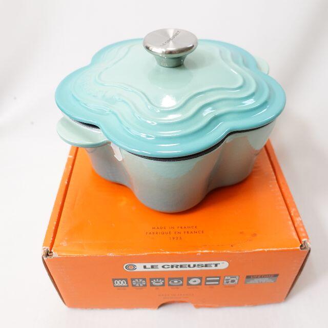 ブランドLE CREUSET　ココットフルール　クールミント