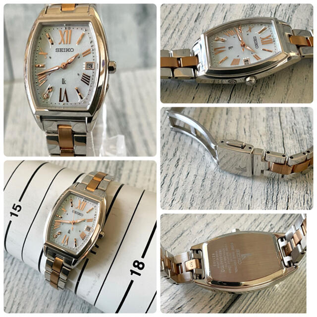 希少】SEIKO ルキア 腕時計 1B32-0AA0 電波ソーラー トノー | www