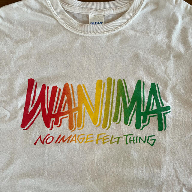 WANIMA Tシャツ白　Ｍサイズ値下げ交渉可 メンズのトップス(Tシャツ/カットソー(半袖/袖なし))の商品写真