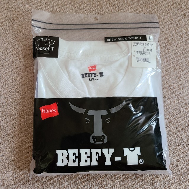 Hanes  BEEFY  Tシャツ　半袖 メンズのトップス(Tシャツ/カットソー(半袖/袖なし))の商品写真