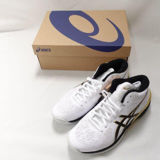 アシックス(asics)のAsics　SKY ELITE FF MT　ホワイト/ブラック/ゴールド(スニーカー)