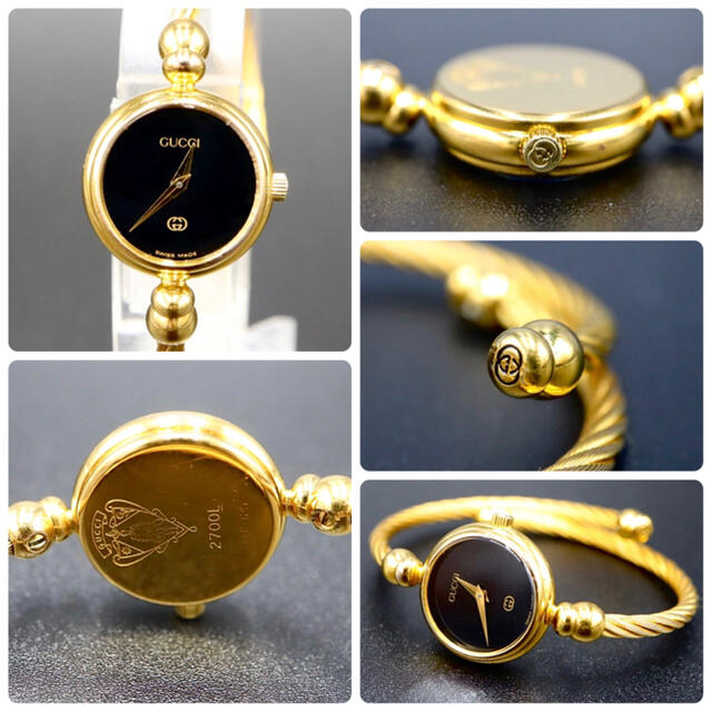 GUCCI - 電池新品【超美品】GUCCI グッチ 2700L ゴールド 箱付き GUCCI - 電池新品【超美品】GUCCI グッチ 2700L ゴールド 箱付き