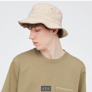 ユニクロ(UNIQLO)のユニクロ　ウォッシュコットンハット　新品未使用(ハット)