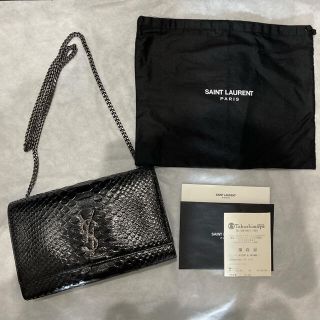 サンローラン(Saint Laurent)の【本物】値下げ中！サンローラン クロコ柄チェーンバック(ショルダーバッグ)