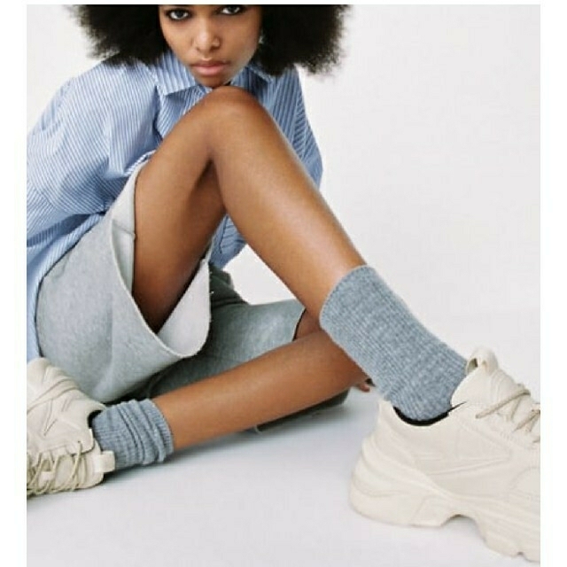 ZARA - ZARA ザラ チャンキーソールプリムソール 厚底スニーカー ZARA - ZARA ザラ チャンキーソールプリムソール 厚底スニーカー