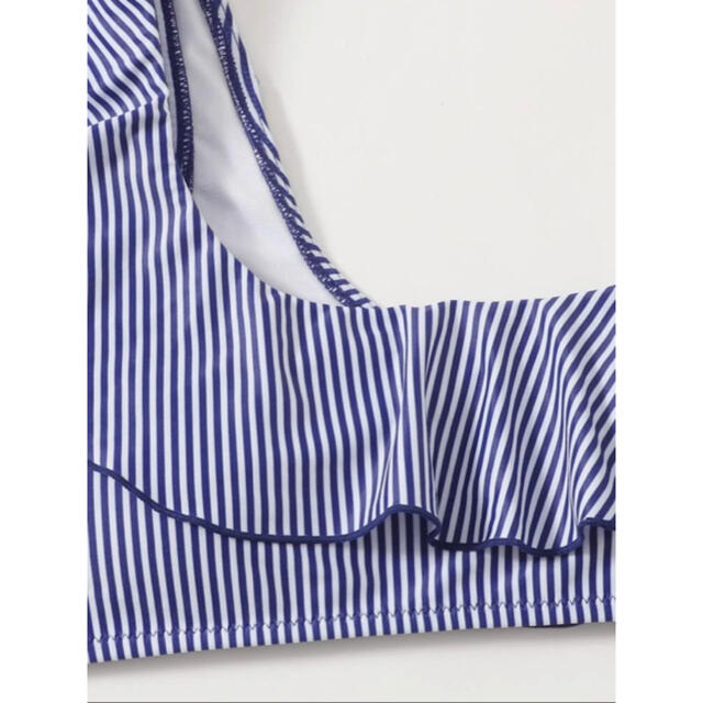 ワンショルダー　ストライプビキニ レディースの水着/浴衣(水着)の商品写真