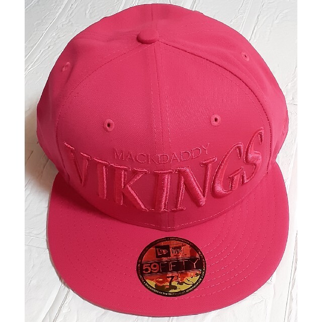 NEW ERA(ニューエラー)のニューエラー　markdaddy VIKINGS　キャップ　59.5　ピンク メンズの帽子(キャップ)の商品写真