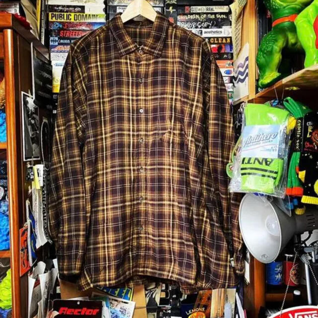 SSZ BALLOON SHIRTS BROWN Mサイズ 21AW