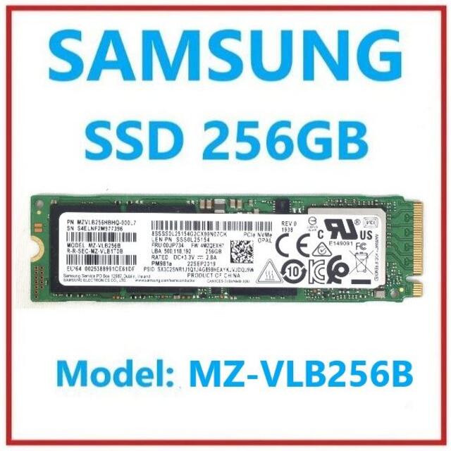 SAMSUNG(サムスン)のRF-717 SAMSUNG 256GB SSD 5点 スマホ/家電/カメラのPC/タブレット(PCパーツ)の商品写真