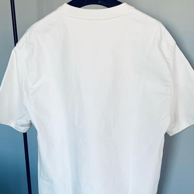 COMOLI(コモリ)の スタンドアップTシャツ　白　サイズ3 メンズのトップス(Tシャツ/カットソー(半袖/袖なし))の商品写真