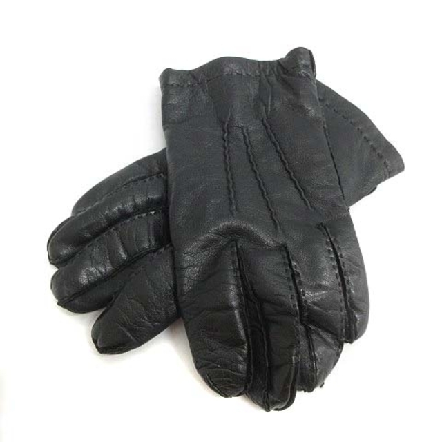 ファッション小物デンツ DENTS 手袋 グローブ レザー 英国製 黒 ブラック /YT